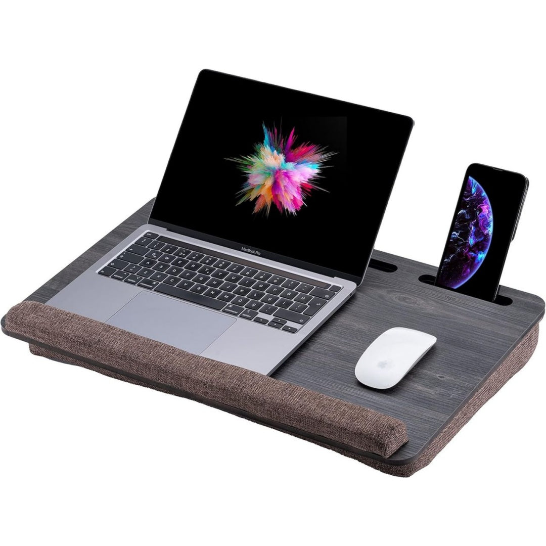 Neigbares Laptopstaender fuer den aus Holz