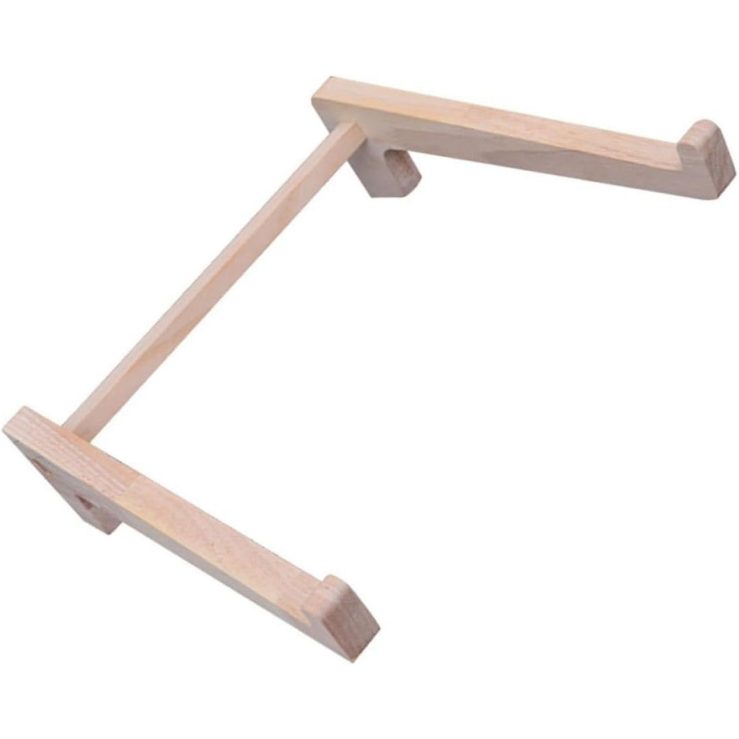 Kompaktes Laptopstaender fuer den aus Holz